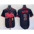seanshop Cincinnati Reds #9 Matt McLain Number Black  2023 City Connect Cool Base Stitched Jersey 2