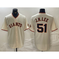 seanshop  San Francisco Giants #51 Jung Hoo Lee Cream  2024 Home Limited Stitched Jersey