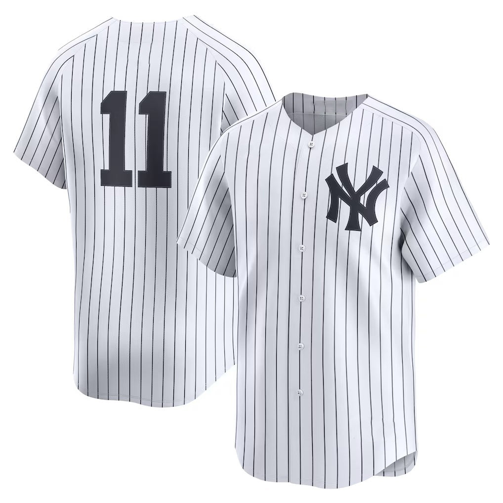 seanshop  New York Yankees #11 Anthony Volpe White  Home Limited Player Jersey