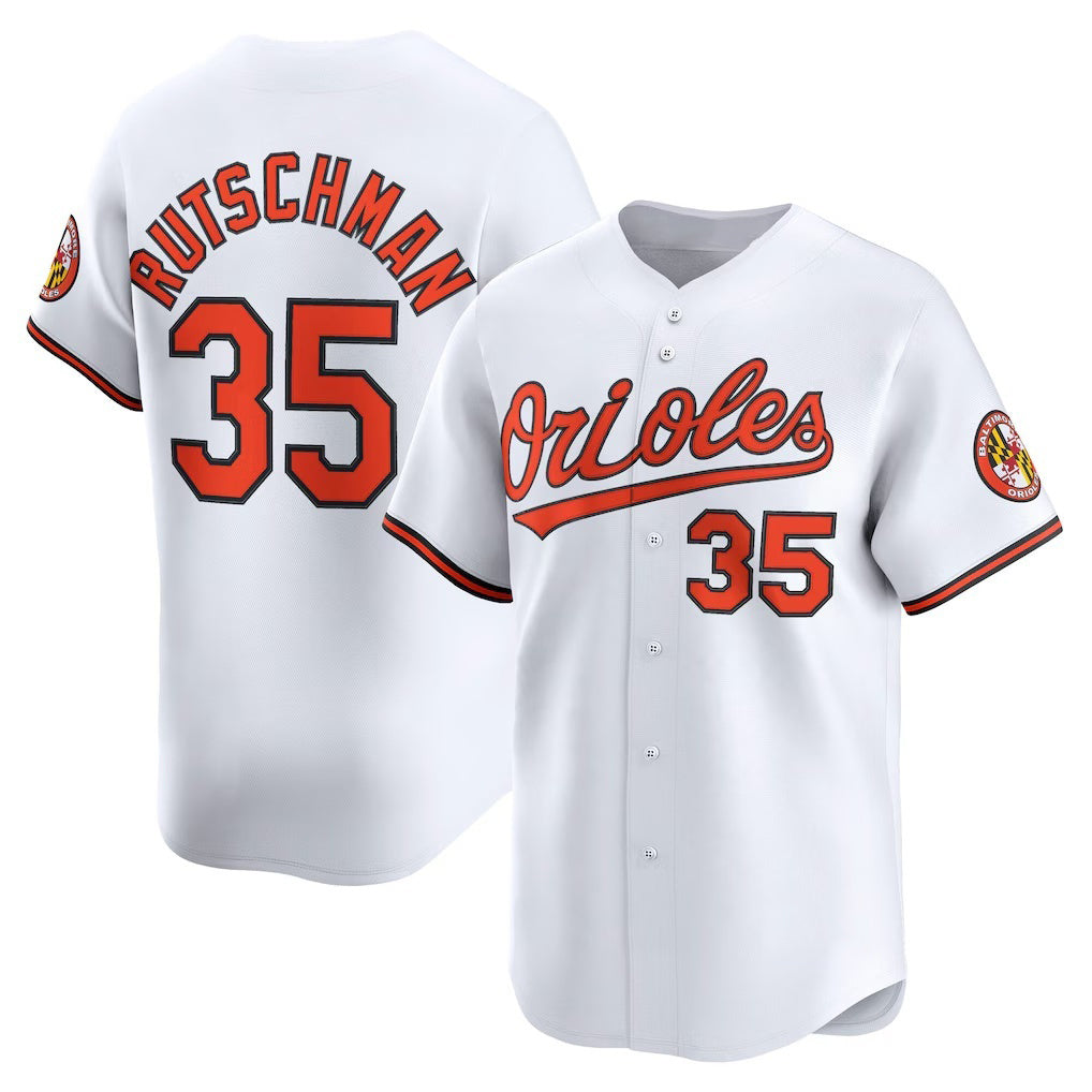 seanshop Baltimore Orioles #35 Adley Rutschman White  Home Limited Player Jersey