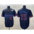 seanshop   Toronto Blue Jays #25 Anthony Santander Navy  2025 World Series City Connect Limited Stitched Jersey