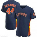 seanshop Houston Astros #44 Yordan Alvarez Authentic Navy  Alternate Jerseys