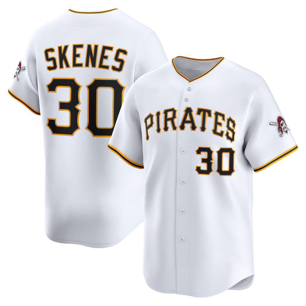 seanshop  Pittsburgh Pirates #30 Paul Skenes White  Home Limited Player Jersey