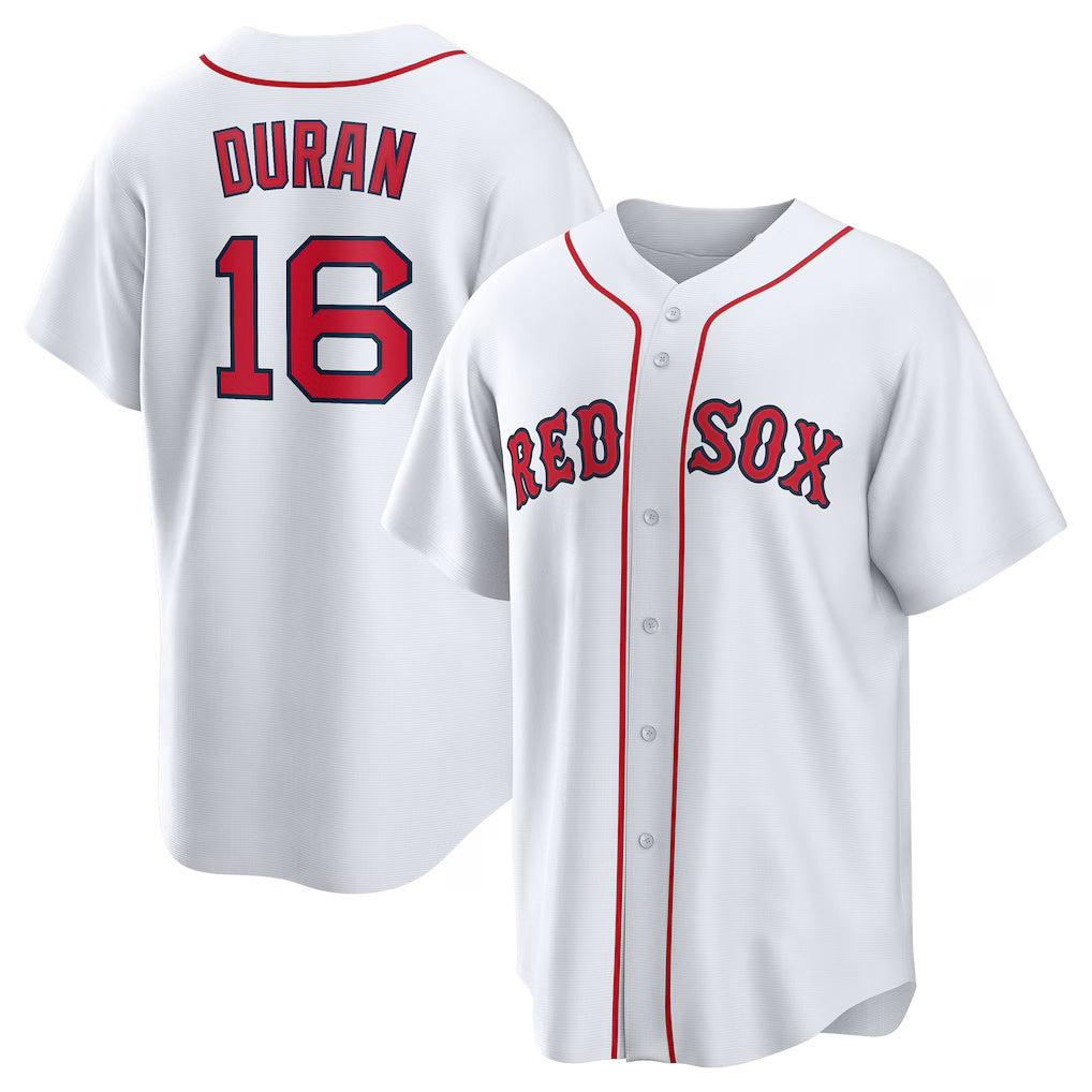 seanshop Boston Red Sox #16 Jarren Duran White  Home Replica Player Jersey