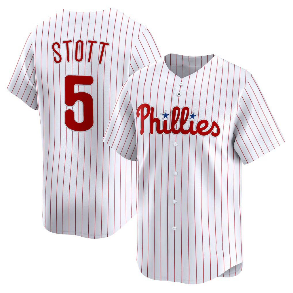 seanshop  Philadelphia Phillies #5 Bryson Stott White  Home Limited Player Jersey