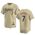 Seanshop A.Diamondbacks #7 Corbin Carroll Player Gold Home Limited Personalized Stitched Jerseys