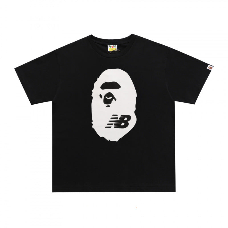 T-shirts high-end trendy short-sleeve short-sleeve unisex letter print