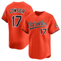 seanshop Baltimore Orioles #17 Colton Cowser Orange  2025 2nd Alternate Limited Stitched Jersey