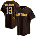 seanshop  San Diego Padres #13 Manny Machado Brown  Alternate Replica Player Jersey
