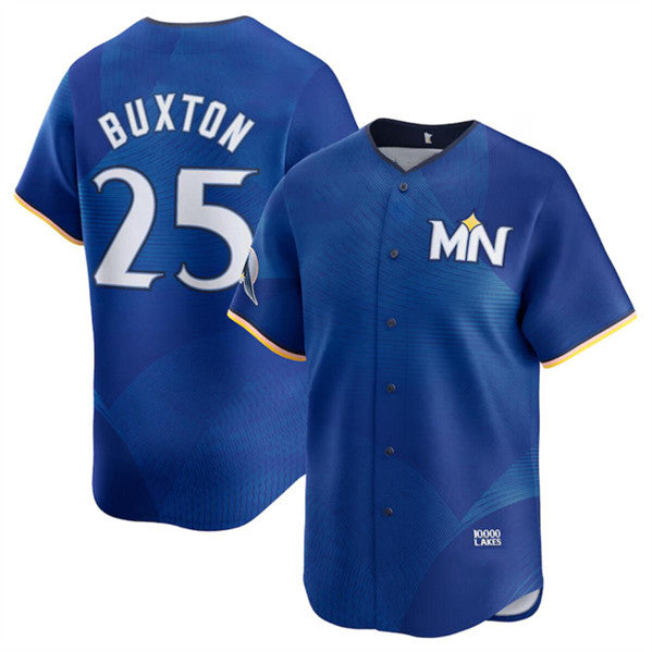 seanshop  Minnesota Twins #25 Byron Buxton Royal  2024 City Connect Limited Stitched Jersey