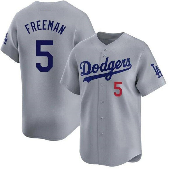 seanshop Los Angeles Dodgers #5 Freddie Freeman Gray  2025 Limited Stitched Jersey