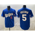 seanshop Los Angeles Dodgers #5 Freddie Freeman Royal  Limited Stitched Jersey