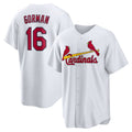 seanshop  St. Louis Cardinals #16 Nolan Gorman White  Home Replica Jersey