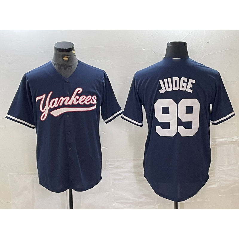 seanshop  New York Yankees #99 Aaron Judge Navy  Cool Base Stitched Jersey