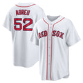 seanshop Boston Red Sox #52 Wilyer Abreu White  Home Replica Jersey