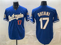 seanshop Los Angeles Dodgers #17 Shohei Ohtani Royal  2026 Gold Collection 9x & B2B Champs Patch Stitched Jersey