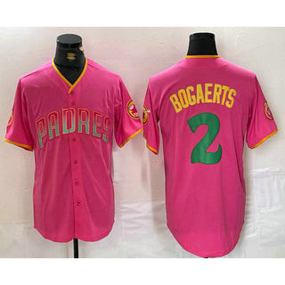 seanshop  San Diego Padres #2 Xander Bogaerts Pink  Fashion Jersey