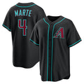 seanshop  Arizona Diamondbacks #4 Ketel Marte Black  Alternate Replica Jersey