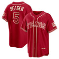seanshop  Texas Rangers #5 Corey Seager Red  2026 City Connect Stadium Jersey