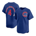 seanshop  Chicago Cubs #4 Pete Crow-Armstrong Royal  Limited Stitched Jersey