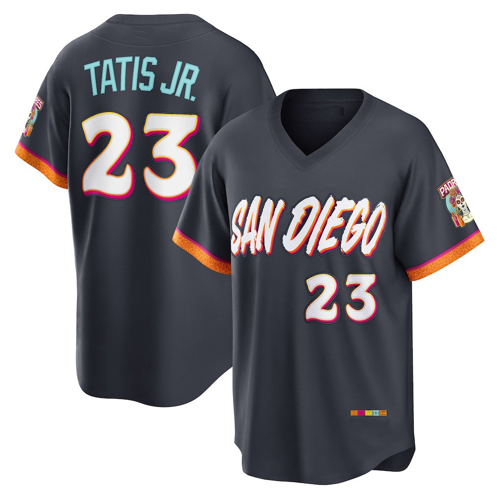 seanshop  San Diego Padres #23 Fernando Tatis Jr. Obsidian  2026 City Connect Stadium Jersey