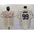 seanshop  New York Yankees #99 Aaron Judge Cream  Limited Stitched Jersey 2