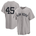 seanshop  New York Yankees #45 Gerrit Cole Gray  Road Replica Jersey