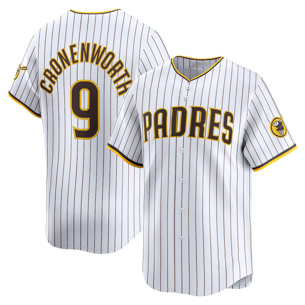 seanshop  San Diego Padres #9 Jake Cronenworth White  Home Limited Player Jersey