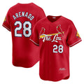 seanshop  St. Louis Cardinals #28 Nolan Arenado Red  2024 City Connect Limited Player Jersey
