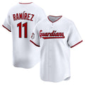 seanshop  Cleveland Guardians #11 Jos¨¦ Ram¨ªrez White  Home Limited Player Jersey