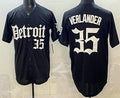 seanshop Detroit Tigers #35 Justin Verlander Black  Limited Cool Base Stitched Jersey