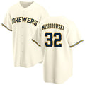 seanshop    Milwaukee Brewers #32 Jacob Misiorowski Cream  2025 Stitched Jersey