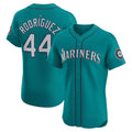 seanshop  Seattle Mariners #44 Julio Rodr¨ªguez Teal  Alternate Elite Jersey