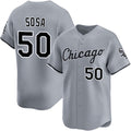 seanshop  Chicago White Sox #50 Lenyn Sosa Gray  2025 Limited Stitched Jersey