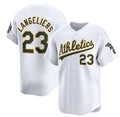 seanshop  Oakland Athletics  #23 Shea Langeliers White  Home Limited Stitched Jersey