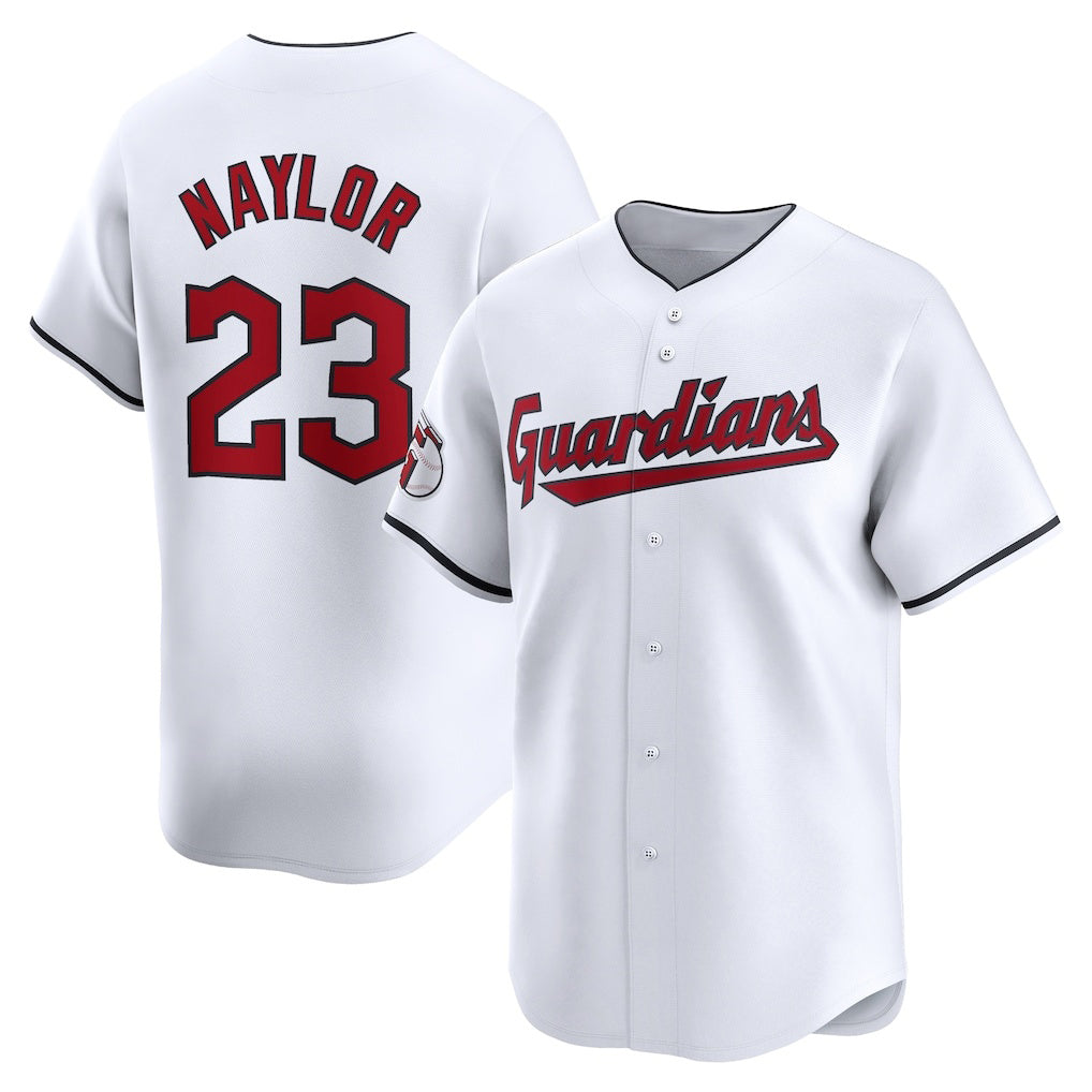 seanshop  Cleveland Guardians #23 Bo Naylor White  Home Limited Player Jersey 2