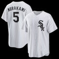seanshop  Chicago White Sox #5 Munetaka Murakami White  Home Replica Jersey