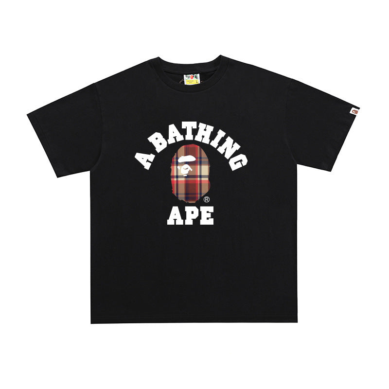 T-shirts high-end trendy short-sleeve short-sleeve unisex letter print