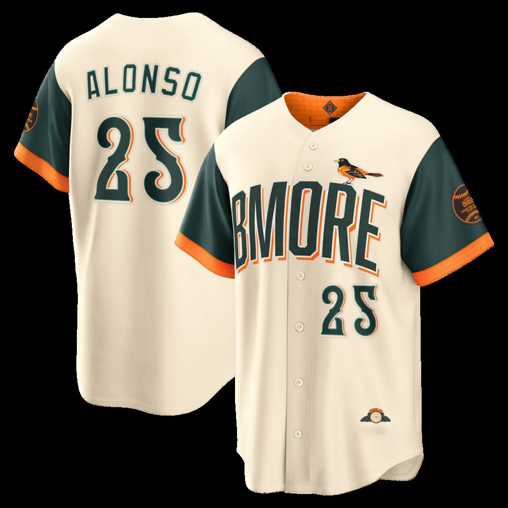 seanshop Baltimore Orioles #25 Pete Alonso Natural  2026 City Connect Stadium Jersey