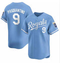 seanshop  Kansas City Royals #9 Vinnie Pasquantino Light Blue  Alternate Limited Stitched Jersey
