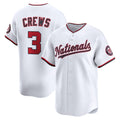 seanshop   Washington Nationals #3 Dylan Crews White  Home Limited Player Jersey
