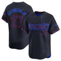 seanshop   Toronto Blue Jays #27 Vladimir Guerrero Jr. Black  2024 City Connect Limited Stitched Jersey