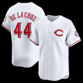 seanshop Cincinnati Reds #44 Elly De La Cruz White  Alternate 2 Limited Player Jersey
