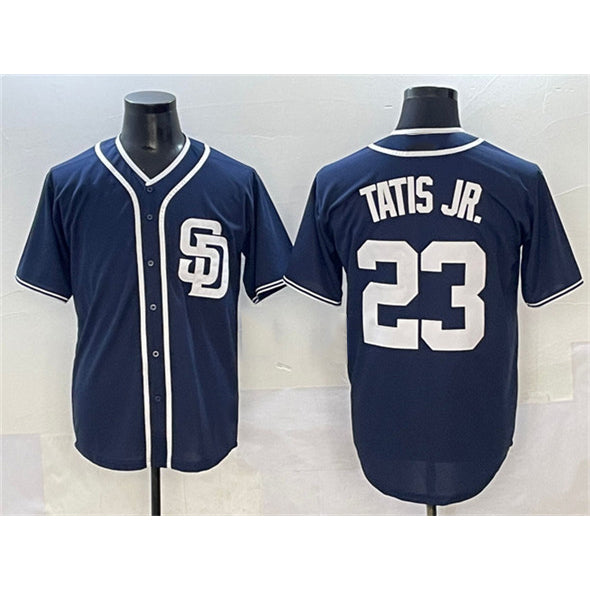seanshop  San Diego Padres #23 Fernando Tatis Jr. Navy  Cool Base Stitched Jersey