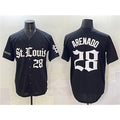 seanshop  St. Louis Cardinals #28 Nolan Arenado Black  'Gothic Legacy Edition' Vapor Premier Limited Stitched Jersey