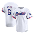 seanshop  Texas Rangers #6 Josh Jung White  2023 World Series Champions Stitched Jersey