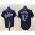 seanshop Los Angeles Dodgers #17 Shohei Ohtani Black  Fashion Cool Base Stitched Jersey