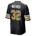 Seanshop NO.Saints #32 Tyrann Mathieu Black  Player Alternate Game Jersey