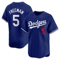seanshop Los Angeles Dodgers #5 Freddie Freeman Royal  Limited Stitched Jersey 2