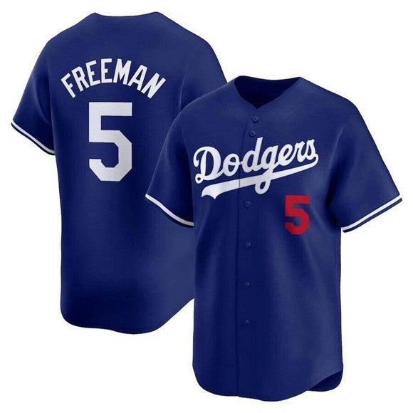 seanshop Los Angeles Dodgers #5 Freddie Freeman Royal  Limited Stitched Jersey 2